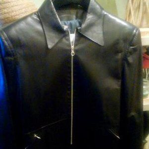 Costume  National Leather Jacket
